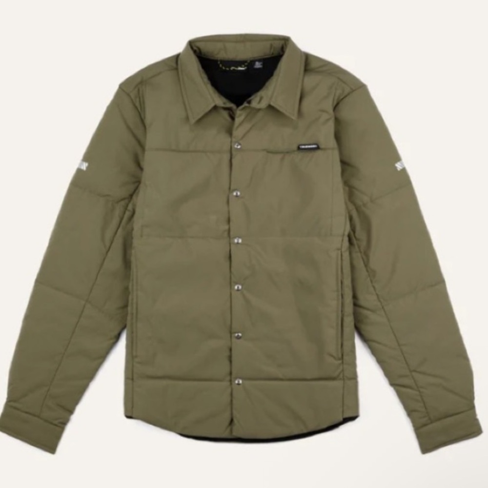 Truewerk Men’s Olive Flack Shacket Small